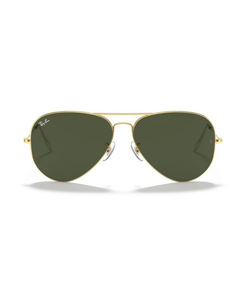 Sunglasses RB3026 AVIATOR LARGE GOLD/GREEN $45.64 Unisex