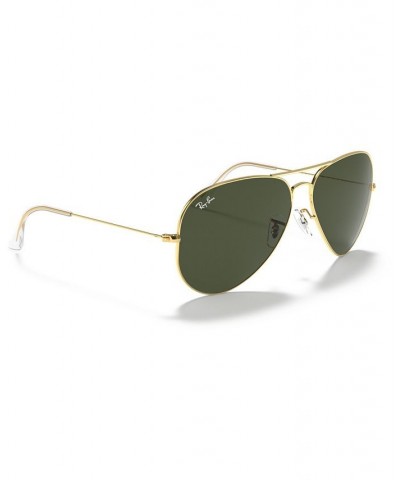 Sunglasses RB3026 AVIATOR LARGE GOLD/GREEN $45.64 Unisex