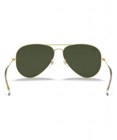 Sunglasses RB3026 AVIATOR LARGE GOLD/GREEN $45.64 Unisex