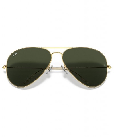 Sunglasses RB3026 AVIATOR LARGE GOLD/GREEN $45.64 Unisex