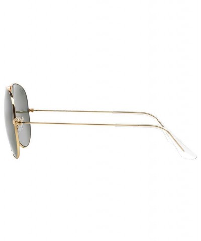 Sunglasses RB3026 AVIATOR LARGE GOLD/GREEN $45.64 Unisex