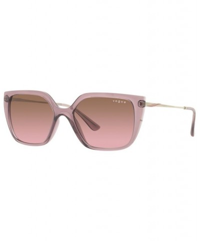 Vogue Women's Sunglasses VO5386S 54 Transparent Brown $11.48 Womens