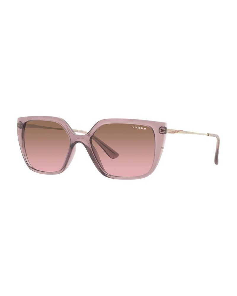 Vogue Women's Sunglasses VO5386S 54 Transparent Brown $11.48 Womens