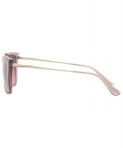 Vogue Women's Sunglasses VO5386S 54 Transparent Brown $11.48 Womens