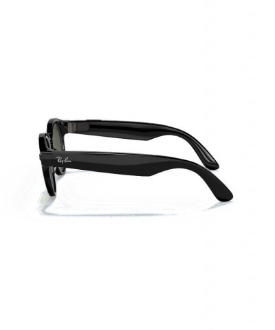 Stories Round Smart Glasses Shiny Black $44.85 Unisex