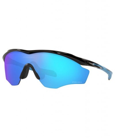 Men's Frame XL Sunglasses OO9343 45 M2 POLISHED BLACK/PRIZM SAPPHIRE $16.70 Mens