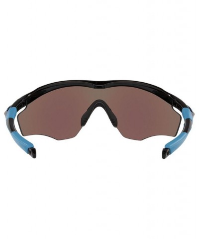 Men's Frame XL Sunglasses OO9343 45 M2 POLISHED BLACK/PRIZM SAPPHIRE $16.70 Mens