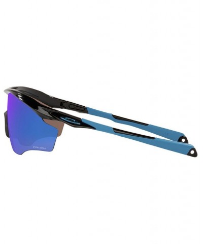 Men's Frame XL Sunglasses OO9343 45 M2 POLISHED BLACK/PRIZM SAPPHIRE $16.70 Mens