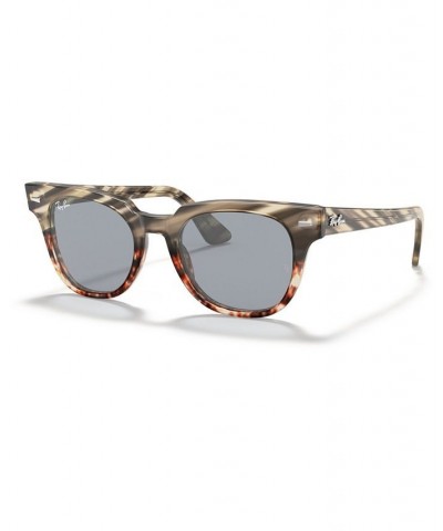 Sunglasses RB2168 METEOR STRIPED HAVANA GREY GRADIENT BROWN STRIPPED / BLUE MIR GOLD BLUE $35.28 Unisex