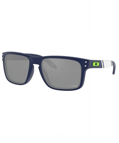 Men's NFL Collection Holbrook Sunglasses OO9102 55 MATTE NAVY - SEAHAWKS $26.18 Mens