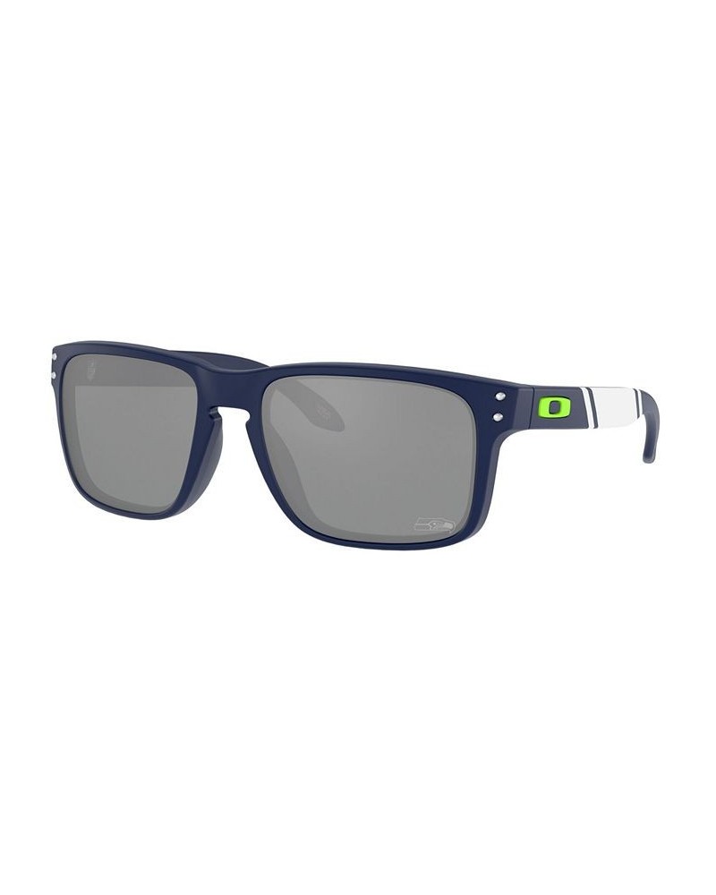 Men's NFL Collection Holbrook Sunglasses OO9102 55 MATTE NAVY - SEAHAWKS $26.18 Mens