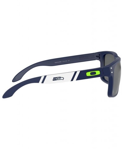 Men's NFL Collection Holbrook Sunglasses OO9102 55 MATTE NAVY - SEAHAWKS $26.18 Mens