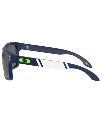 Men's NFL Collection Holbrook Sunglasses OO9102 55 MATTE NAVY - SEAHAWKS $26.18 Mens