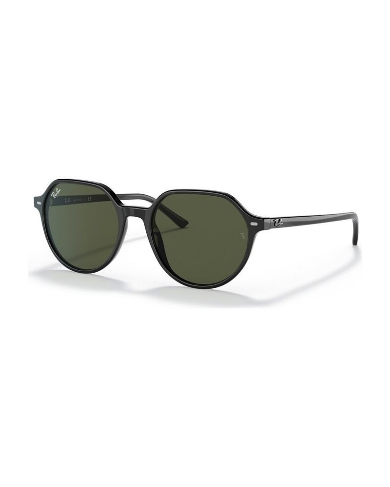 Unisex Low Bridge Fit Sunglasses RB2195F Thalia 53 Black $24.45 Unisex