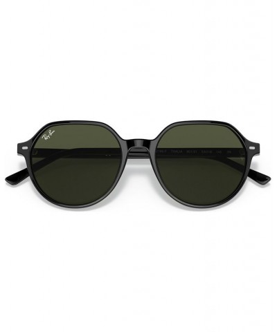 Unisex Low Bridge Fit Sunglasses RB2195F Thalia 53 Black $24.45 Unisex