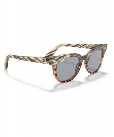 Sunglasses RB2168 METEOR STRIPED HAVANA GREY GRADIENT BROWN STRIPPED / BLUE MIR GOLD BLUE $35.28 Unisex