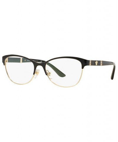 VE1233Q Women's Irregular Eyeglasses Brown Gold $70.75 Womens