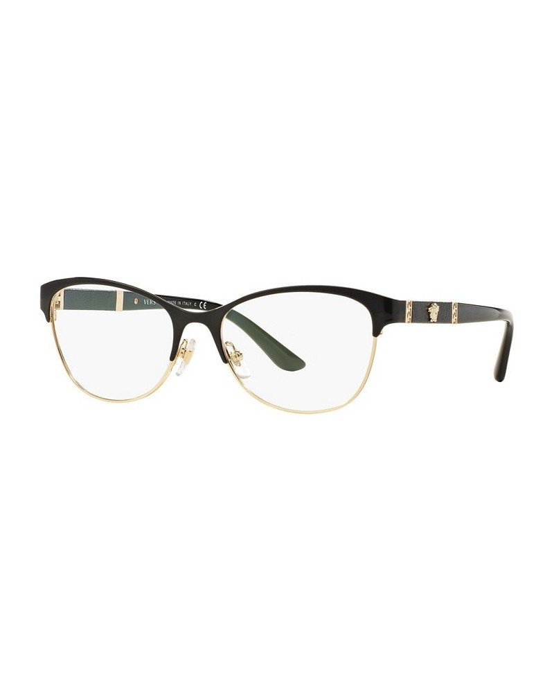 VE1233Q Women's Irregular Eyeglasses Brown Gold $70.75 Womens