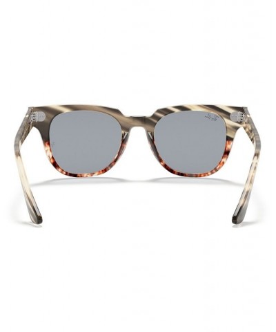 Sunglasses RB2168 METEOR STRIPED HAVANA GREY GRADIENT BROWN STRIPPED / BLUE MIR GOLD BLUE $35.28 Unisex