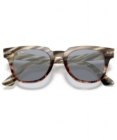 Sunglasses RB2168 METEOR STRIPED HAVANA GREY GRADIENT BROWN STRIPPED / BLUE MIR GOLD BLUE $35.28 Unisex