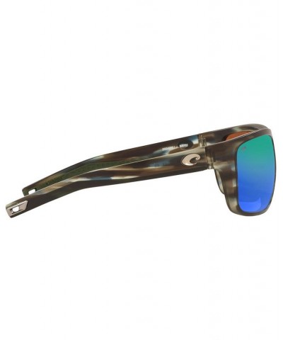 Men's Broadbill Polarized Sunglasses 253 MATTE REEF/GREEN MIRROR 580G $85.20 Mens