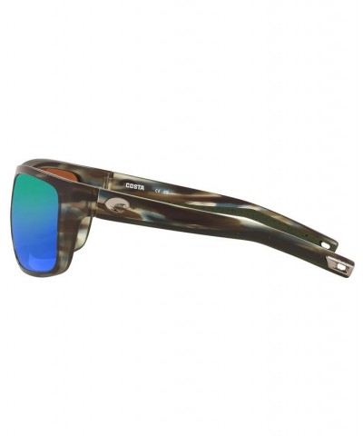 Men's Broadbill Polarized Sunglasses 253 MATTE REEF/GREEN MIRROR 580G $85.20 Mens