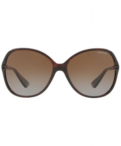 Polarized Sunglasses HU2001 60 BROWN/BROWN POLARIZED $30.94 Unisex