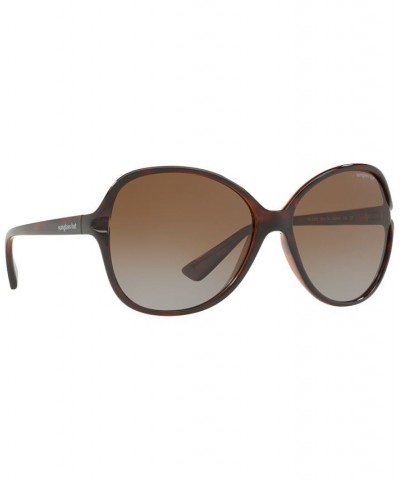 Polarized Sunglasses HU2001 60 BROWN/BROWN POLARIZED $30.94 Unisex