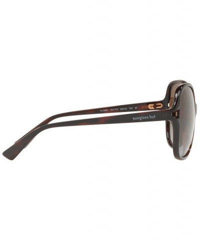 Polarized Sunglasses HU2001 60 BROWN/BROWN POLARIZED $30.94 Unisex