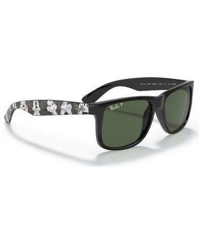 Men's Disney Polarized Sunglasses RB4165 JUSTIN BLACK/DARK GREEN POLAR D20 $46.00 Mens