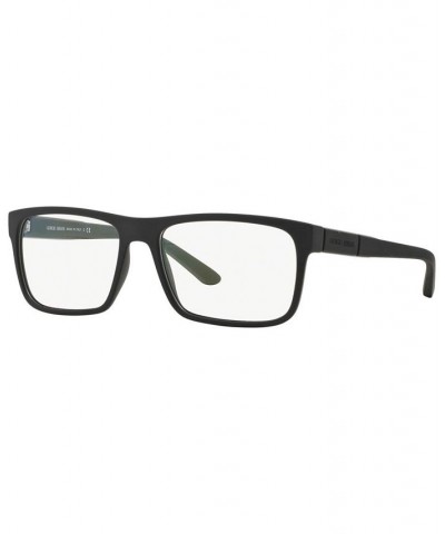 AR7042 Men's Rectangle Eyeglasses Rubber Bla $38.09 Mens