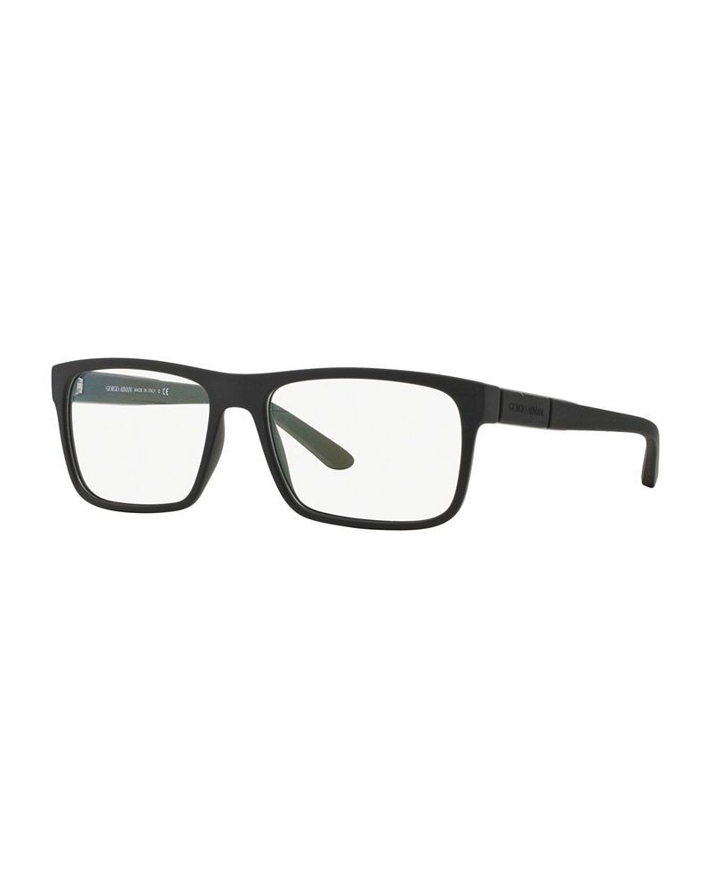 AR7042 Men's Rectangle Eyeglasses Rubber Bla $38.09 Mens