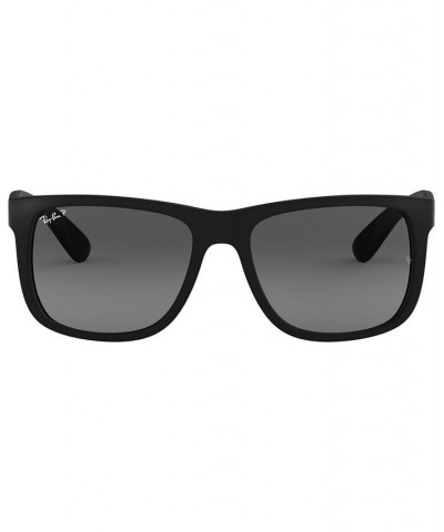 Unisex Polarized Low Bridge Fit Sunglasses Justin Classic RB4165F 55 Black $40.25 Unisex