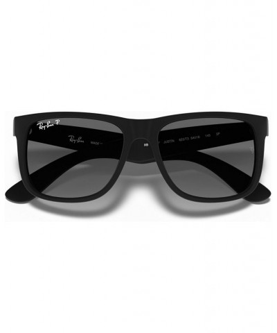 Unisex Polarized Low Bridge Fit Sunglasses Justin Classic RB4165F 55 Black $40.25 Unisex