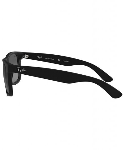 Unisex Polarized Low Bridge Fit Sunglasses Justin Classic RB4165F 55 Black $40.25 Unisex