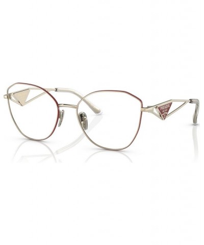 Women's Irregular Eyeglasses PR 52ZV53-O Pink Gold-Tone $73.61 Womens