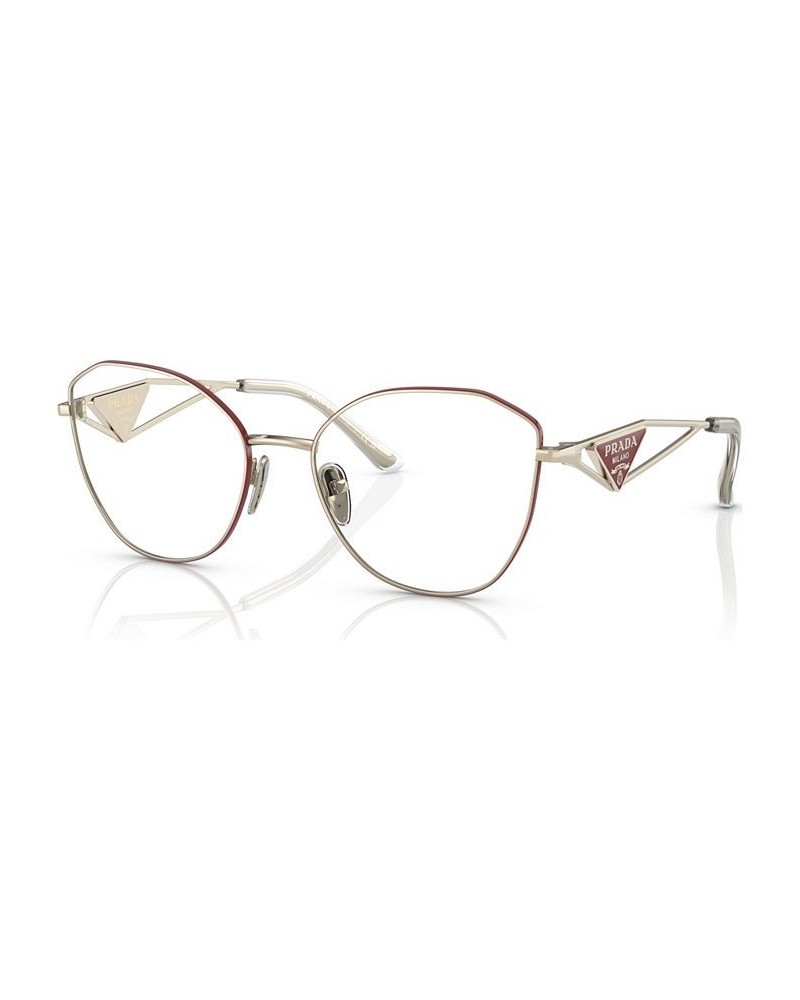 Women's Irregular Eyeglasses PR 52ZV53-O Pink Gold-Tone $73.61 Womens