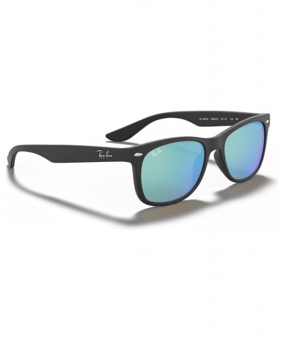 Ray-Ban Junior Sunglasses RJ9052S NEW WAYFARER ages 7-10 Black Matte/Blue Mirror $16.53 Unisex