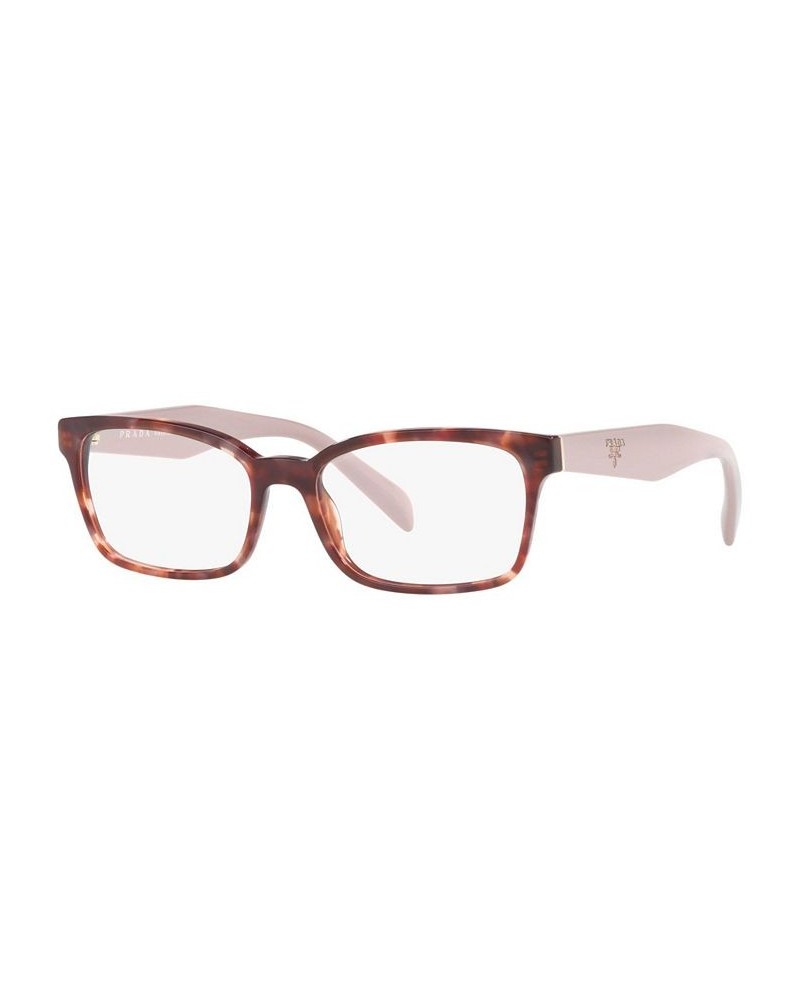 PR 18TV Women's Rectangle Eyeglasses Hvana Pink $89.88 Womens