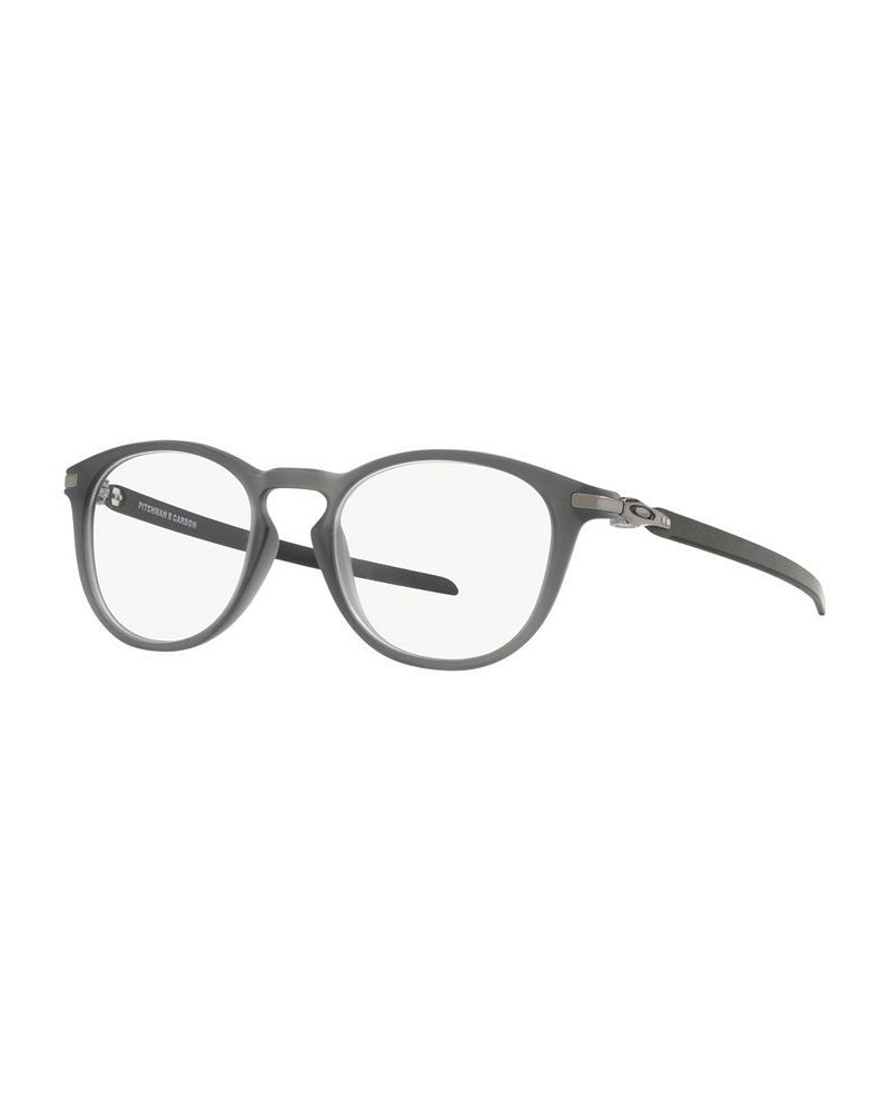 OX8149 Men's Round Eyeglasses Gray $75.11 Mens