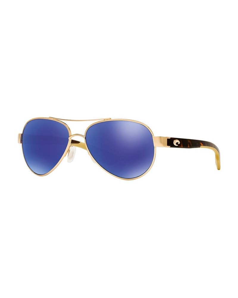 Polarized Sunglasses CDM LORETO 06S000172 57P GOLD LIGHT/ BLUE MIRROR POLAR $34.30 Unisex