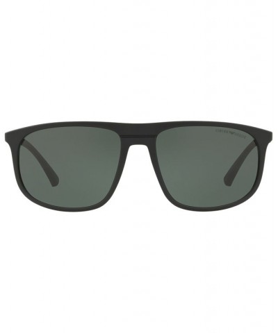 Sunglasses EA4118 59 BLACK RUBBER / GREEN $20.79 Unisex