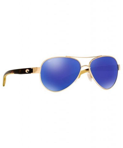 Polarized Sunglasses CDM LORETO 06S000172 57P GOLD LIGHT/ BLUE MIRROR POLAR $34.30 Unisex