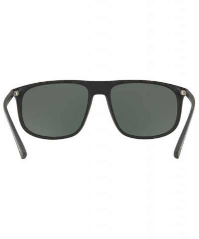 Sunglasses EA4118 59 BLACK RUBBER / GREEN $20.79 Unisex