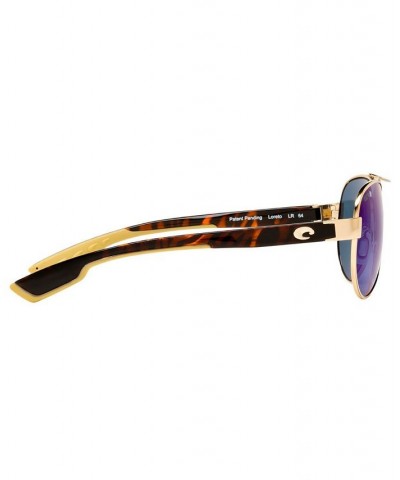 Polarized Sunglasses CDM LORETO 06S000172 57P GOLD LIGHT/ BLUE MIRROR POLAR $34.30 Unisex