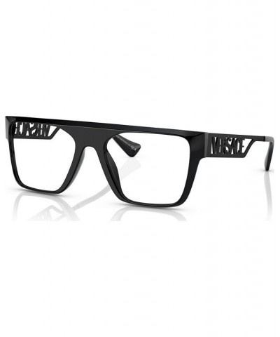 Men's Rectangle Eyeglasses VE3326U55-X Black $28.30 Mens