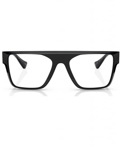 Men's Rectangle Eyeglasses VE3326U55-X Black $28.30 Mens