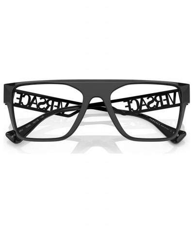 Men's Rectangle Eyeglasses VE3326U55-X Black $28.30 Mens