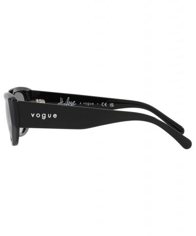 Hailey Bieber x Vogue Eyewear Women's Sunglasses VO5438S 52 Black $27.72 Womens