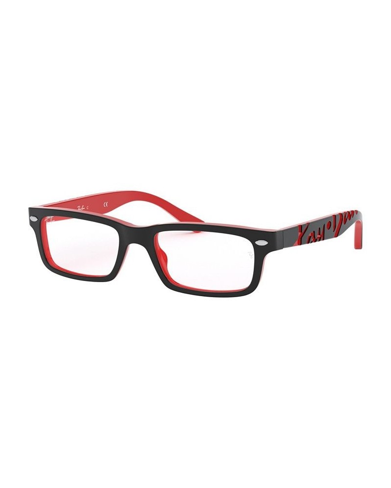 RY1535 Child Rectangle Eyeglasses Black $18.70 Kids